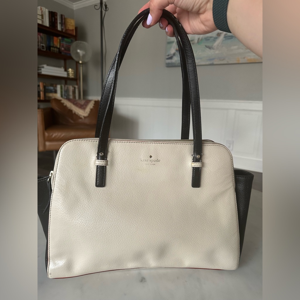 Kate Spade Cedar Street Elissa Large Tote Cream/Black